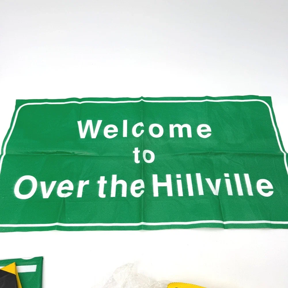 Over‎ the Hill Birthday Party Decorations Funny Road Signs Gag Gift Decor Set